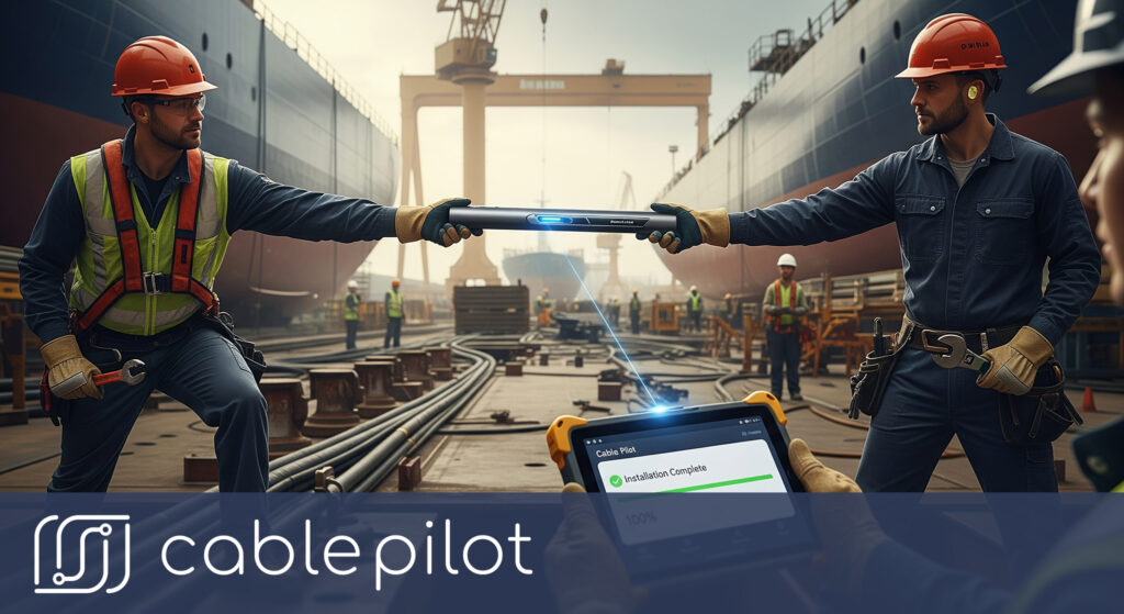 Electrical installation projects for shipbuilding 4.0