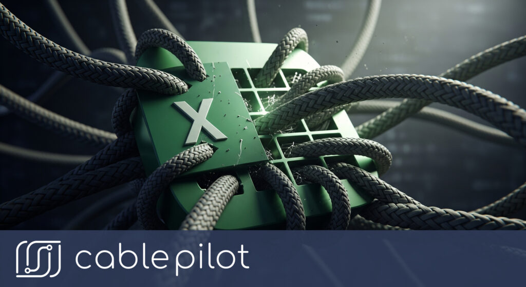 Shipbuilding project risks caused by outdated Excel cable schedules