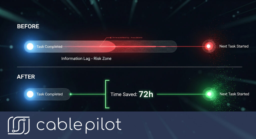 Real-time project management prevents bottlenecks by ensuring critical data reaches stakeholders exactly when needed.