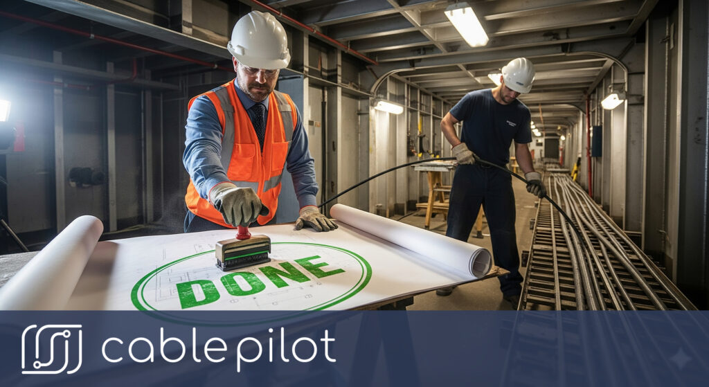 Shipbuilding quality assurance control panel displaying project dependencies with construction process control status indicators for error prevention