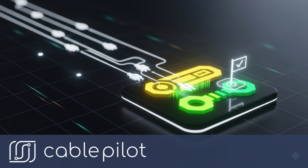 Automated quality assurance workflow visualization in shipbuilding quality assurance systems showing project confidence and trust verification processes