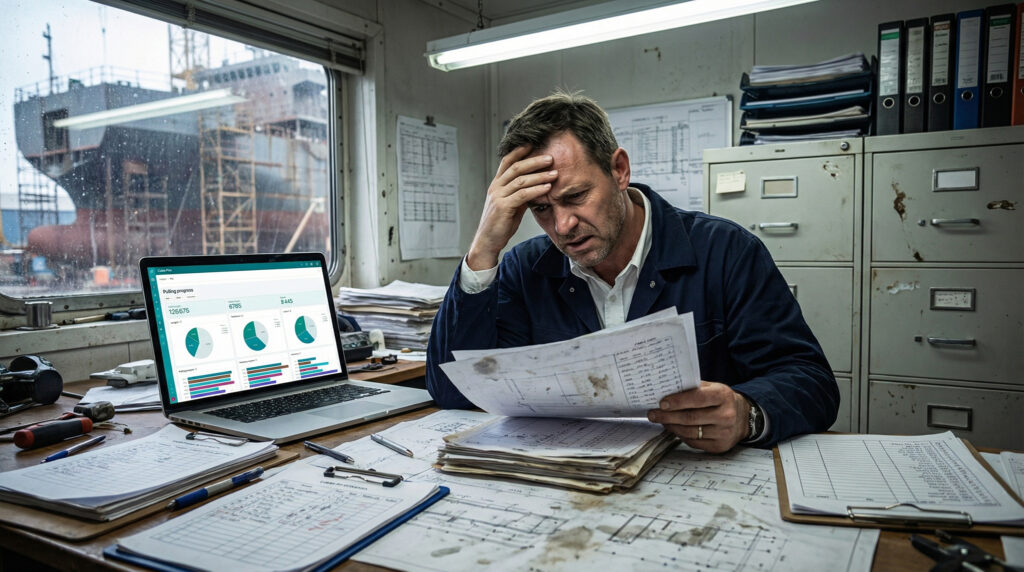 Manual electrical installation tracking causing administrative waste and hidden project costs