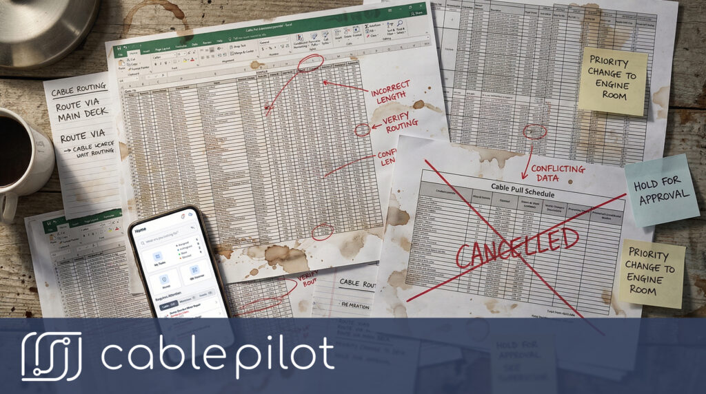 Real-time shipbuilding project management dashboard replacing ineffective daily meetings
