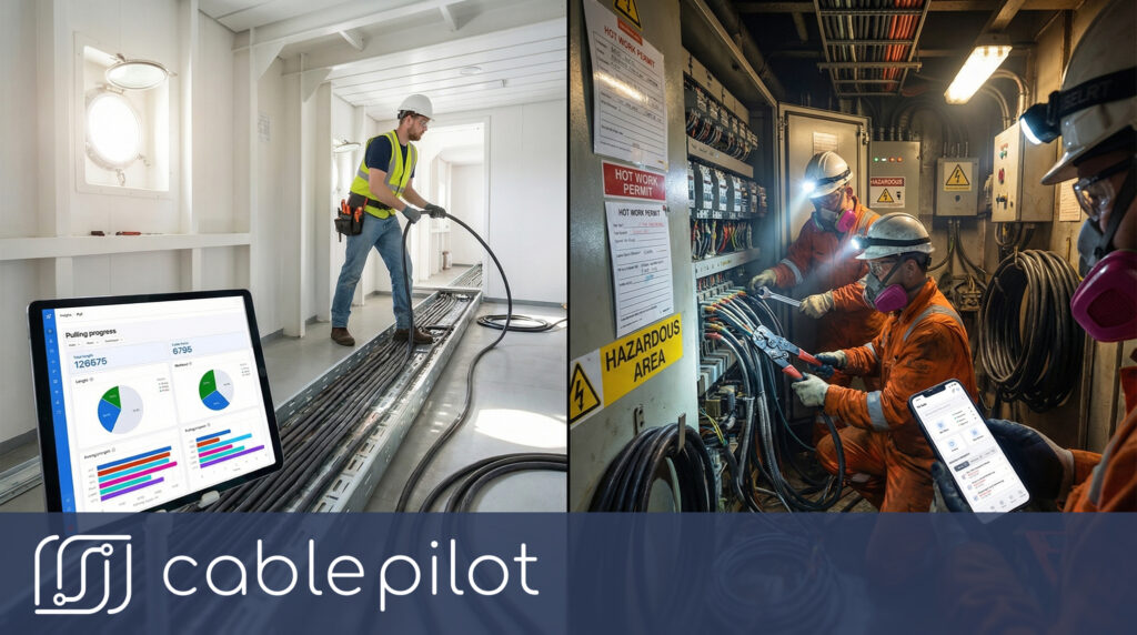 Comparison of cable length versus labor effort showing why kilometers of cable is a misleading productivity KPI