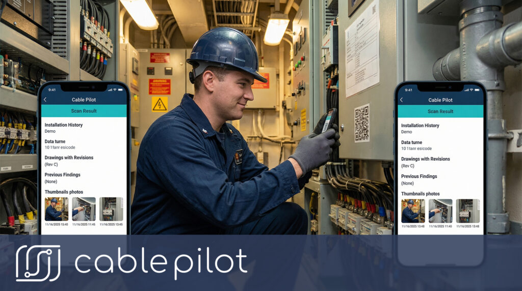 Design and commissioning engineer relying on Cable Pilot single source of truth and real-time data to resolve RFIs and validate as-built electrical installation in shipbuilding projects.
