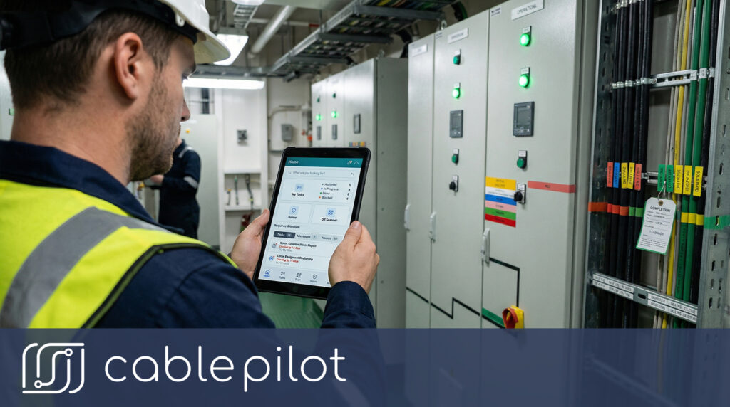 Final quality assurance verification of completed shipboard cable routing and electrical systems, ensuring schedule compliance and successful project delivery through data-driven monitoring.