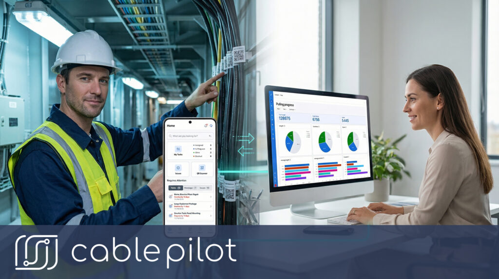 Integrated smartphone app workflow connecting field data collection to office dashboards, ensuring reporting waste elimination and maximized crew productivity.